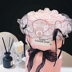 3 Bags 1M Polyester Pleated Lace Ribbon&nbsp;OCOR-BC0006-58B