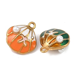 304 Stainless Steel Enamel Pendants&nbsp;STAS-C150-05G