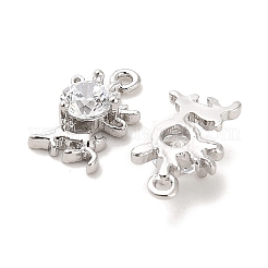 Brass Glass Charms&nbsp;KK-C054-20P
