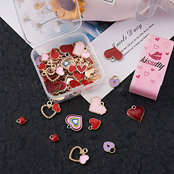 Alloy Enamel Pendants&nbsp;PALLOY-KS0002-04