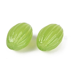 Handmade Ribbed Lampwork Beads&nbsp;LAMP-N042-01D
