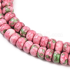 Dyed Synthetic Riverstone Beads Strands&nbsp;G-Z105-C01-01E