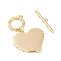 Brass Shell Toggle Clasps&nbsp;KK-K391-12G