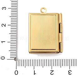 304 Stainless Steel Locket Pendants&nbsp;STAS-K329-01A-G