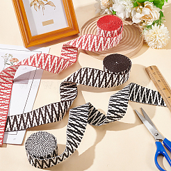 3Pcs 3 Colors Polycotton Ribbons&nbsp;OCOR-WR0001-24