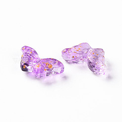 Transparent Spray Painted Glass Beads&nbsp;GLAA-S190-018K-01