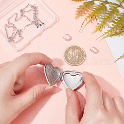 Heart Pendant Necklace DIY Making Kit&nbsp;DIY-DC0001-20