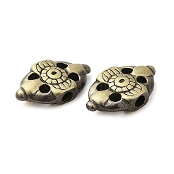 Tibetan Style Rack Plating Brass Bead&nbsp;KK-Q805-29AB