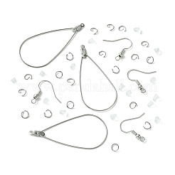 67Pcs 4 Styles 304 Stainless Steel Wire Pendants&nbsp;FIND-FS0002-27
