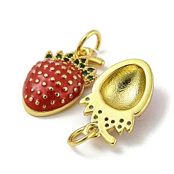 Rack Plating Brass Micro Pave Cubic Zirconia Pendants&nbsp;KK-A200-06G