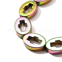 Electroplated Synthetic Non-magnetic Hematite Beads Strands&nbsp;G-L613-Z01-03J
