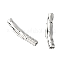 Non-Tarnish 304 Stainless Steel Bayonet Clasps&nbsp;STAS-M297-01B-P