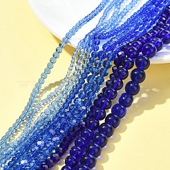 Electroplate Glass Beads Strands&nbsp;EGLA-FS0001-42D