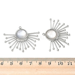 Natural Freshwater Shell Pendants&nbsp;STAS-G397-04P-01