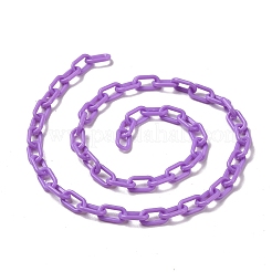 Opaque Acrylic Cable Chains&nbsp;CHAC-P001-03