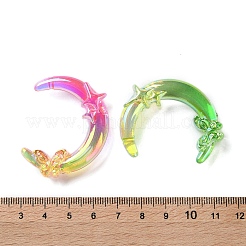 Transparent UV Plating Acrylic Beads&nbsp;PACR-D288-27