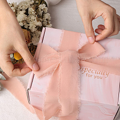4Pcs 4 Colors Polyester Ribbons&nbsp;DIY-CY0001-72
