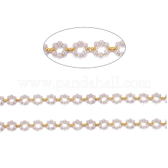 Brass Handmade Beaded Chains&nbsp;CHC-I036-01G