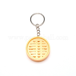 Plastic Keychain&nbsp;KEYC-WH0026-08