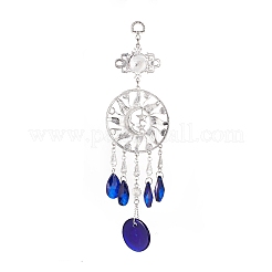Handmade Lampwork Evil Eye Pendant Decorations&nbsp;LS-HJEW-C001-06