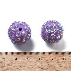 Acrylic Rhinestone Ball Beads&nbsp;OACR-A035-01M