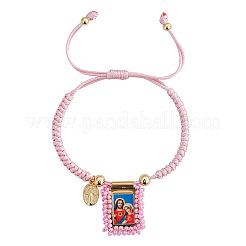 Printed 304 Stainless Steel Charm Bracelets&nbsp;LS-QB7053