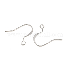 Brass Flat Ear Wire&nbsp;KK-CBA57BD-09P