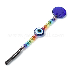 Glass Beaded Pendant Decorations&nbsp;HJEW-JM01125