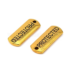 Tibetan Style Alloy Rectangle with Word Protected Pendants&nbsp;LS-TIBEP-Q043-059AG-RS