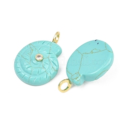 Synthetic Turquoise Pendants&nbsp;G-H353-02G-09
