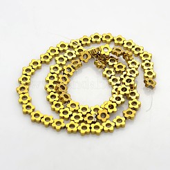 Electroplate Non-magnetic Synthetic Hematite Beads Strands&nbsp;G-J217C-06