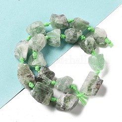 Raw Rough Natural Fluorite Agate Beads Strands&nbsp;G-J388-A10-01