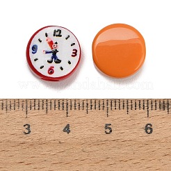 Printed Opaque Acrylic European Beads&nbsp;AC-CBA6BCC-06