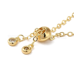 Rack Plating Brass Cable Chain Link Bracelet Making&nbsp;KK-TAC0016-05G