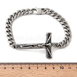 304 Stainless Steel Cuban Link Chains Bracelets&nbsp;BJEW-A092-05P