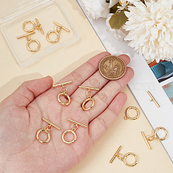10Pcs Brass Toggle Clasps&nbsp;FIND-BC0005-72