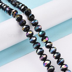 Electroplate Glass Beads Strands&nbsp;GLAA-F122-04H