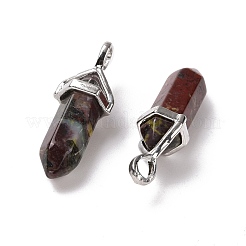 Natural Dragon Blood Pointed Pendants&nbsp;G-K329-48P