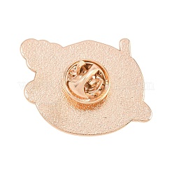 Coconut Theme Alloy Enamel Pins&nbsp;JEWB-G046-02B