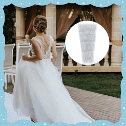 Lace Mesh Fabric&nbsp;DIY-WH0488-98C