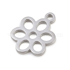 Hollow 304 Stainless Steel Charms&nbsp;STAS-Z183-08P