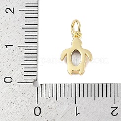 Rack Plating Brass Pendants&nbsp;KK-Q028-13G