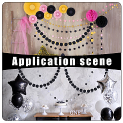 Polyester Felt Ball Hanging Streamer&nbsp;DIY-WH0349-505