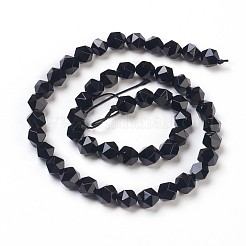 Natural Black Onyx Beads Strands&nbsp;G-K282-01A