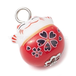 Lucky Cat Maneki-neko Patterned Porcelain Pendants&nbsp;PALLOY-JF03134