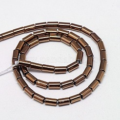 Electroplate Non-magnetic Synthetic Hematite Beads Strands&nbsp;G-J162-B-06