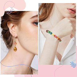 112Pcs 7 Colors Transparent Resin Beads&nbsp;RESI-PA0001-37B