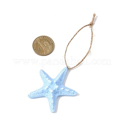 Opaque Resin Pendant Decorations&nbsp;HJEW-JM04558