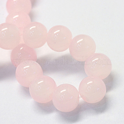 Baking Paint Imitation Jade Glass Round Bead Strands&nbsp;X-DGLA-Q021-6mm-02