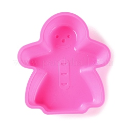 Gingerbread Man DIY Food Grade Silicone Statue Mold&nbsp;DIY-K075-38